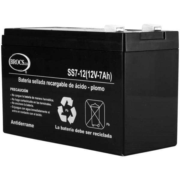 BROCS, Batería Para UPS De 750V/ SS7-12, (12V-.7Ah