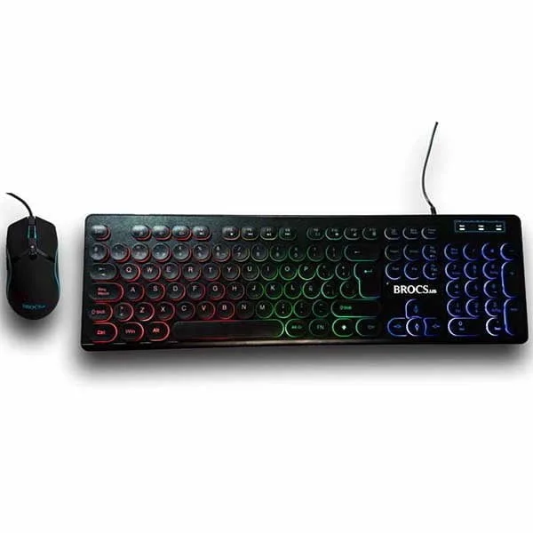 BROCS, Teclado Mecánico Gamer Retroiluminado RGB - 7401195100354 -  Macrosistemas