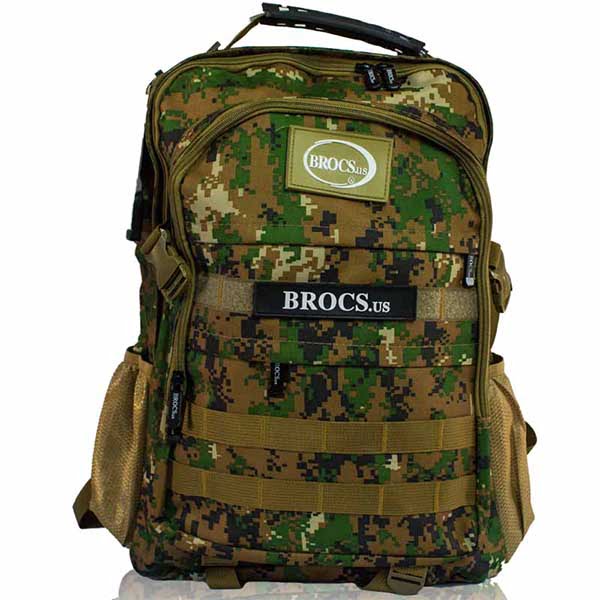 BROCS, BR008 Mochila Para Notebook CrossFit, Verde/Camuflaje (Sin Garantía)  – BR008 – Brocs Guatemala